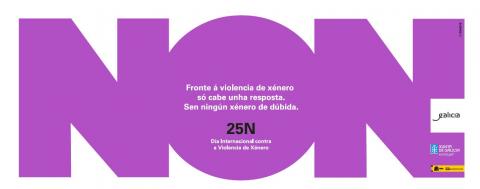 Banner campaña violencia de xénero Xunta de Galicia