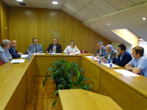 Reunión sobre a ampliación para os concellos do prazo de xustificación das obras do Plan marco